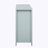 Wave-Pattern Sideboard Cabinet with 2 Drawers, 4 Doors, Adjustable Shelves and Aluminum Arc Handles-1248600933