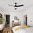 48''-3 Blades Smart Ceiling Fan With LED Light, Remote Control, Works With Alex And Tuya App-798565888
