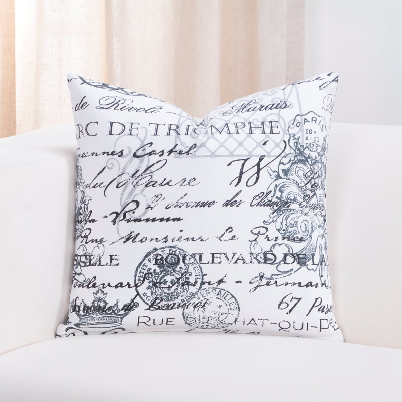 Cotton Throw Pillow, 20" x 20"
