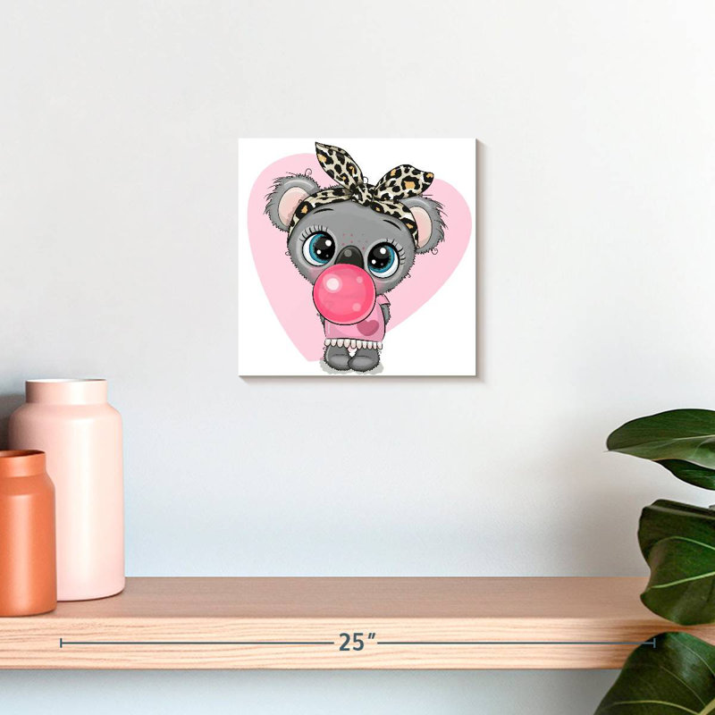 Crowle Koala Bubble Gum Girl, H 10 po x l 10 po