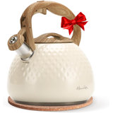 The Tea Kettle, Tea Pot for Stovetop, 2.5QT Whistling Kettle with 5-Layers bottom