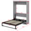 Lit escamotable vertical escamotable peu encombrant-796004026