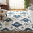 Blue/Ivory