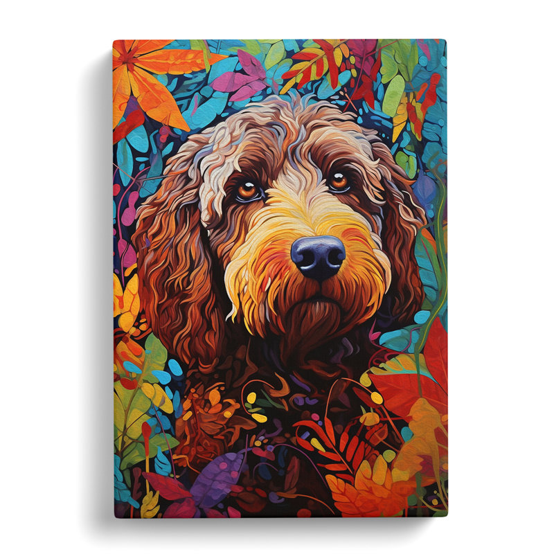 Labradoodle Modern - No Frame Print, 76cm H x 50cm W x 3cm D