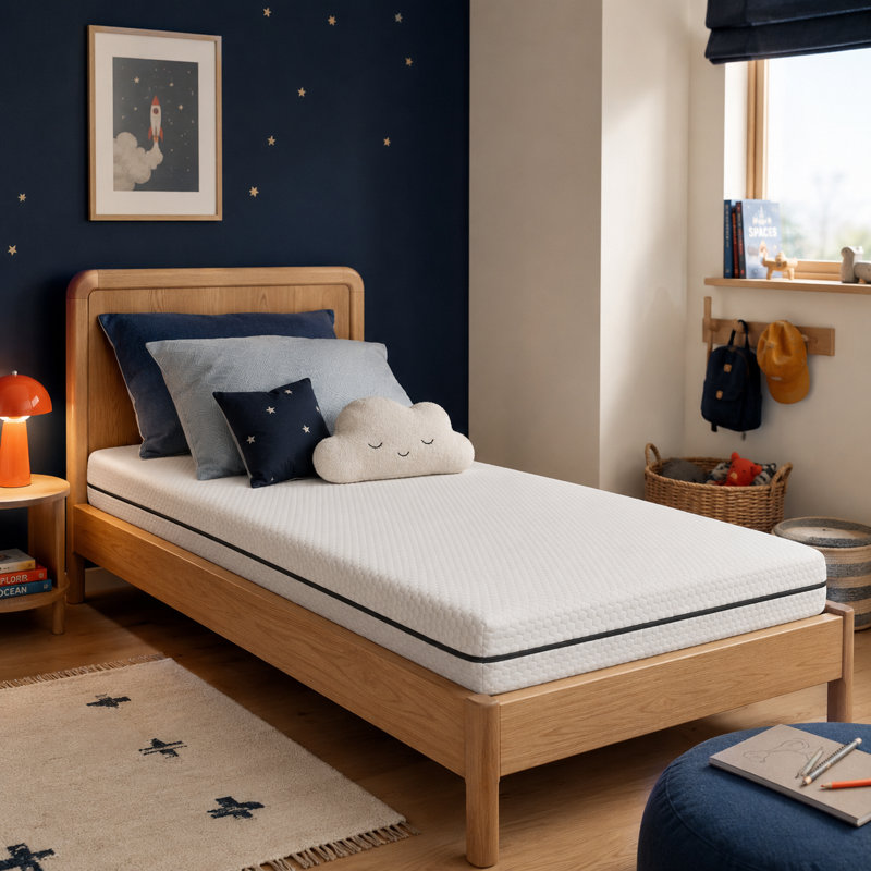 Thrive Kids Viscotherapy Gel Memory Support Foam Mattress, European Single (90 x 200 cm)