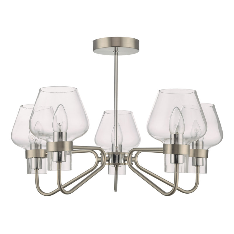 Holsworthy Glass Semi Flush Mount