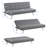 Twin 69.5'' Upholstered Convertible Sofa