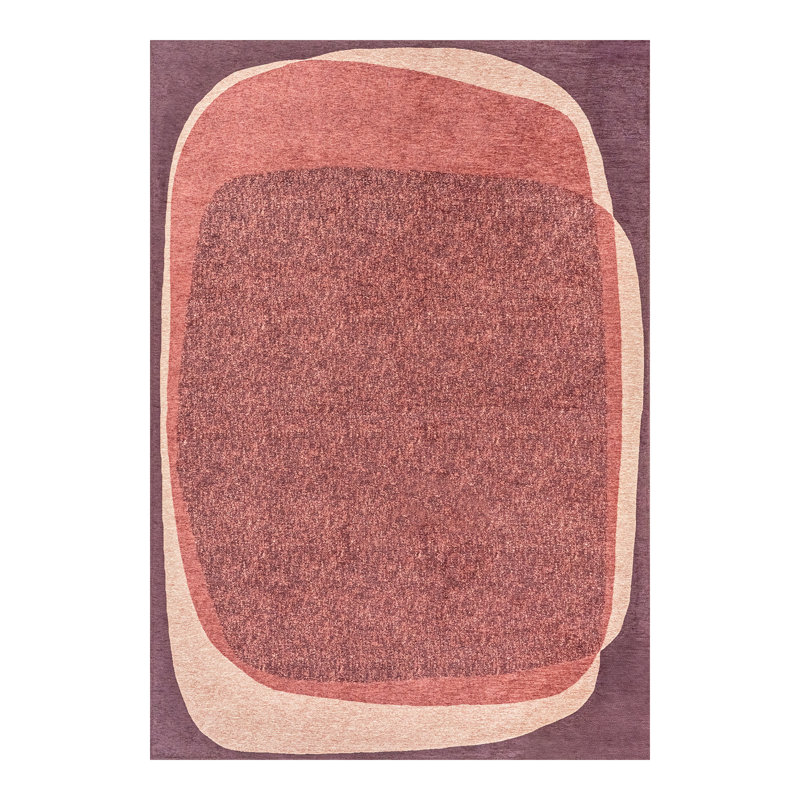 Jacquard Recycled P.E.T Rug, Pink, Rectangle 170 x 240 cm