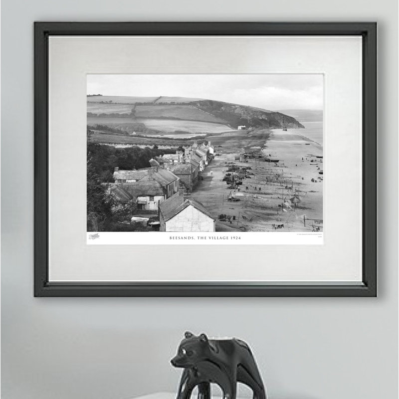 Beesands, The Village 1924 - Single Picture Frame Print, 60cm H x 80cm W x 2.3cm D