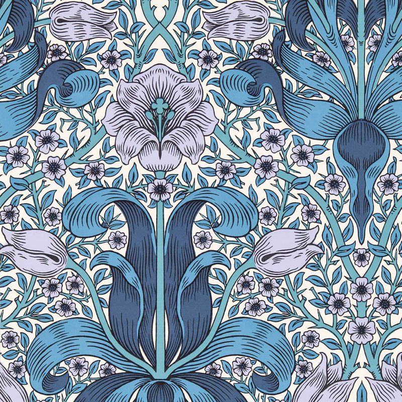 Bedford Park Spring Thicket Wallpaper, Maraschino Cherry