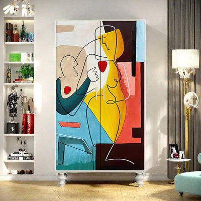 Garde-robe moderne pour chambre double