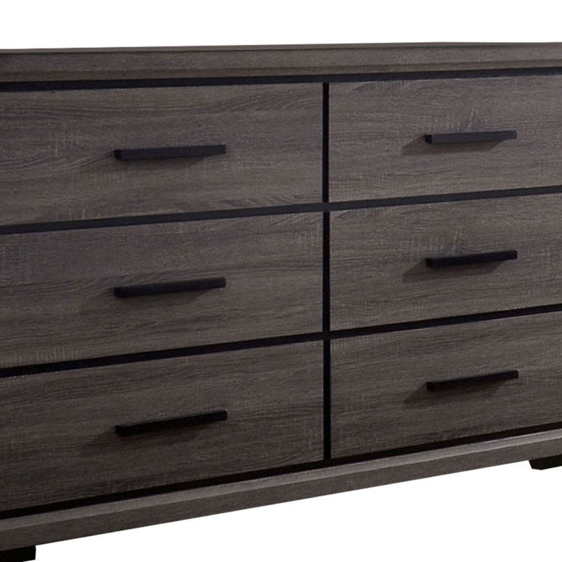 Commode double 6 tiroirs Helvey