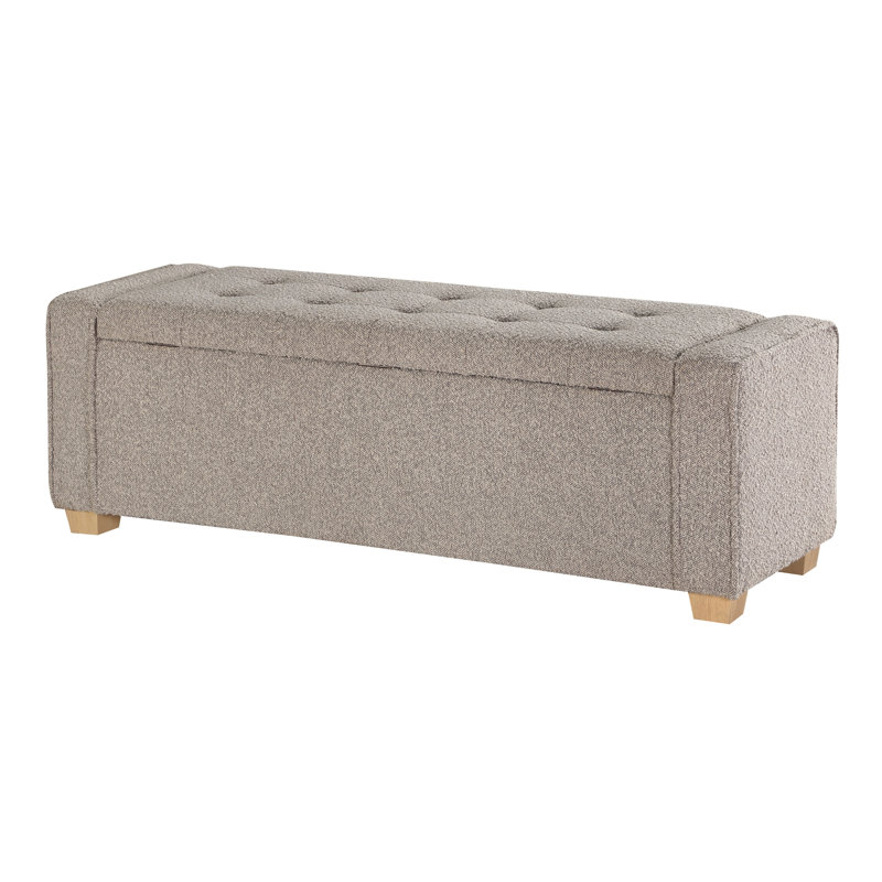Banc de rangement rembourré Schlueter, Brouillard