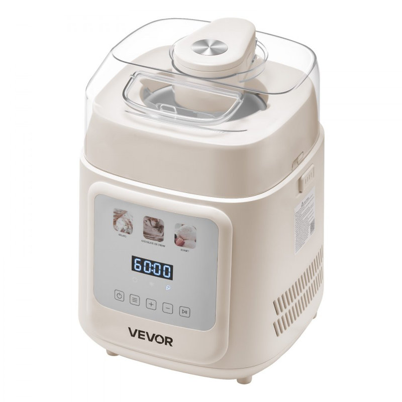 Machine à crème glacée automatique de 1 pte avec compresseur intégré sans pré-congélation