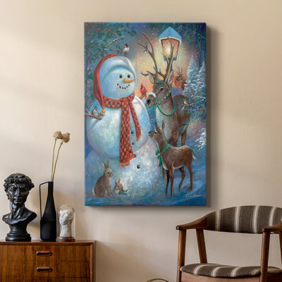 Bonjour bonhomme de neige! - Cavas Gallery sur mesure