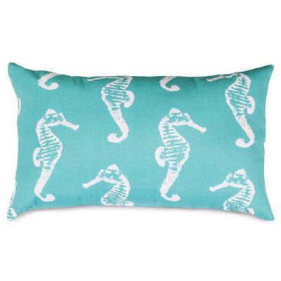 Seahorse Outdoor Rectangular Pillow Cover & Insert