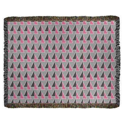 Couverture en coton tissé à flèches changeante