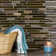 New Era 12 in. x 12 in. Glass & Stone Straight Edge Linear Mosaic Wall & Pool Tile