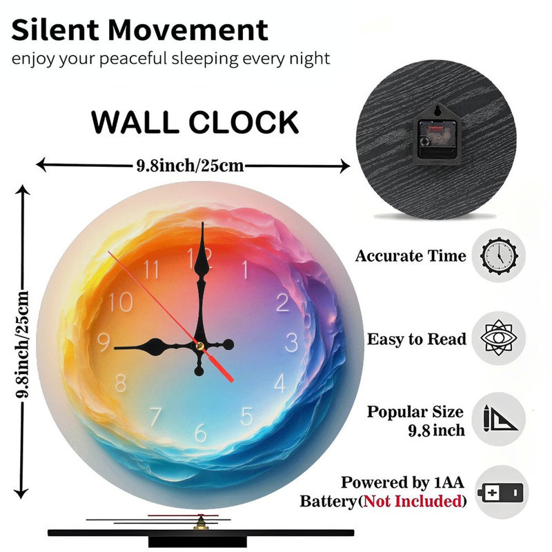 Horloge artistique artistique