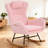 Khmari  Modern Rocking Chair with High Backrest -108274428