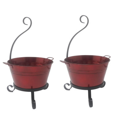 Waukesha Metal Pot Planter