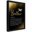 Black Framed Vintage Brother Definition Wall Art It embodies the dreams, loyalty, and quirks between brothers. Framed Prints-2071277805