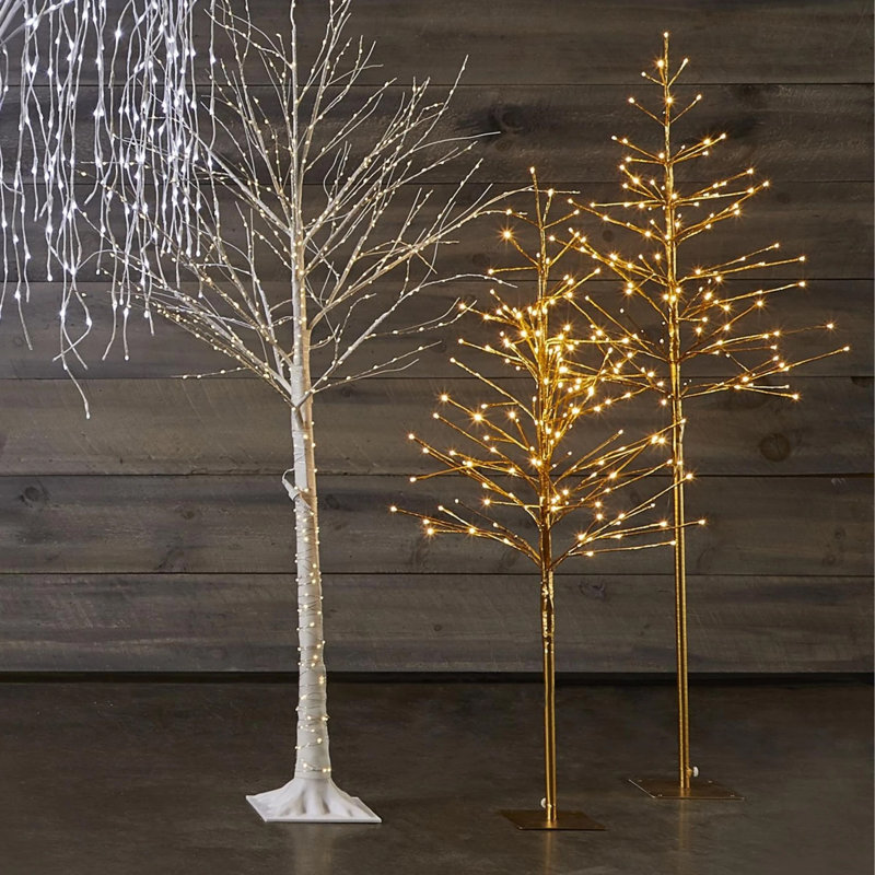 2 Piece Tree Lighted Display Set