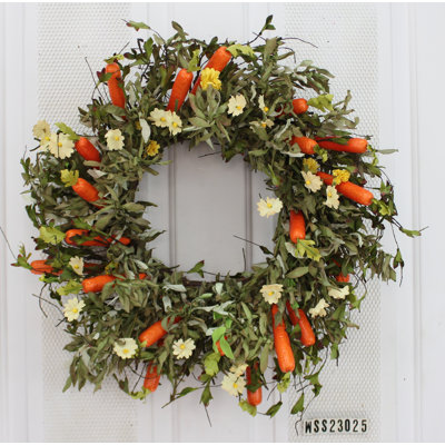 Handcrafted Faux Mixed Assortment Foam 20'' Wreath