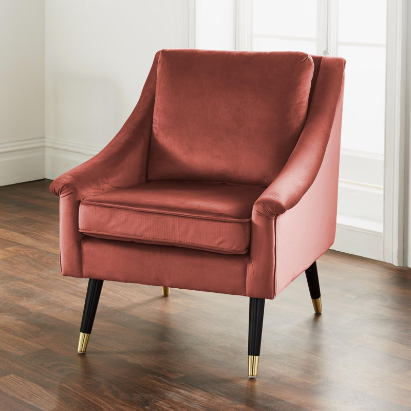 Malines Upholstered Armchair, Rose/Pink