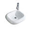 Lavabo de salle de bain carré en céramique pour bateau Modern