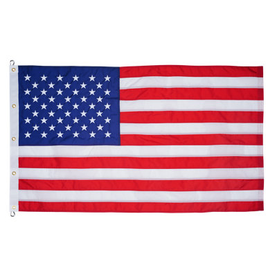 Premium American Flag Made in USA, Heavy Duty Nylon with Embroidered Stars