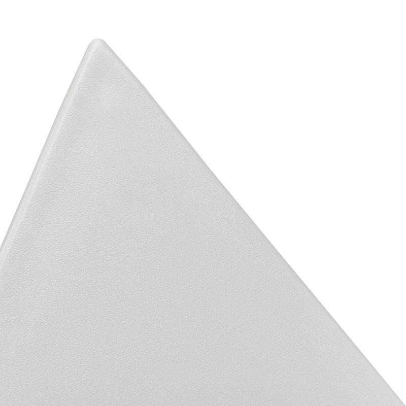 Table d'appoint sculpturale 17 po Leisuremod, Blanc, Simple