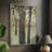 Under the Tree Confetti II Framed Print - Solid Wood