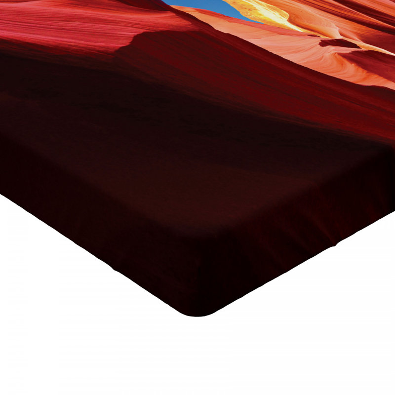 Microfiber Abstract Fitted Sheet, Twin XL Fitted Sheet