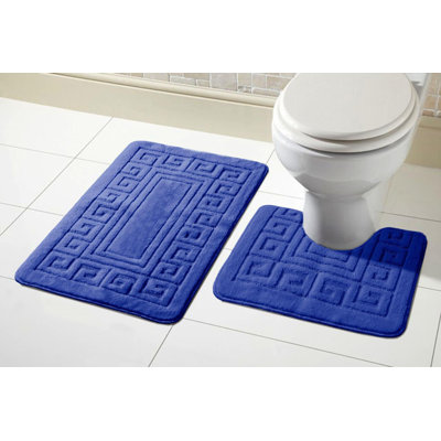 Aubrielle Non-Slip Bath Rug and Contour Mat