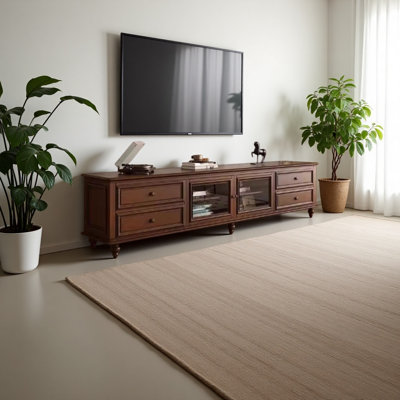 High-end vintage walnut-colored TV Stands