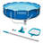 Intex 10ft x 30in Metal Frame Swimming Pool with Filter and Maintenance Kit