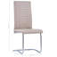 Bindvasini 45cm H Upholstered Cantilever Chair-1350266752