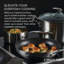 Circulon Stainless Steel Sauté Pan and SteelShield Hybrid and Nonstick Technology, 5 Quart, Silver