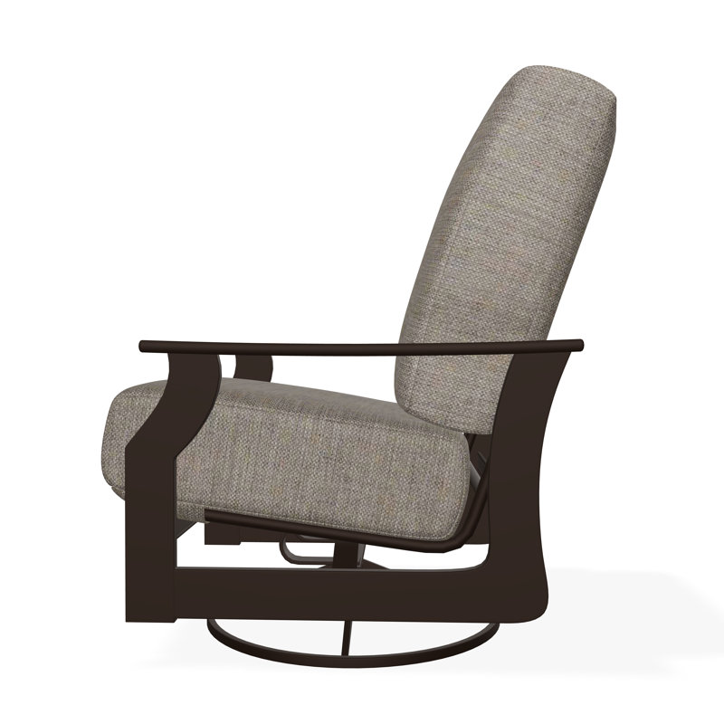 St. Catherine Polymer Outdoor Lounge Chair, Cast Ash Sunbrella® Plainweave, Kona