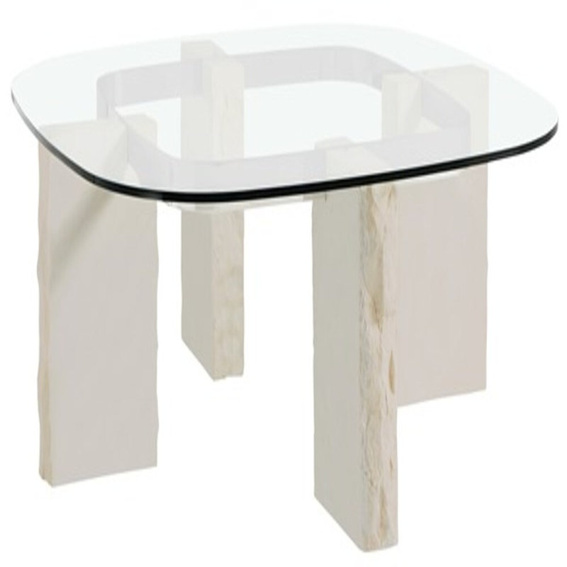 Harper Glass Cocktail Table