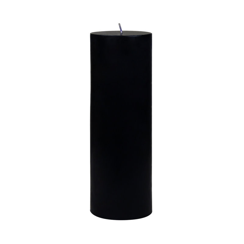Bougie flottante 2 x 6 pouces, 1, Noir, H 9 po x l 3 po x P 3 po