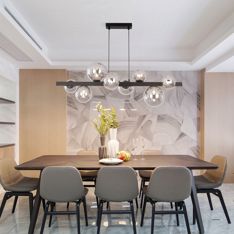 Allysen 8 - Light Matte Black Pendant