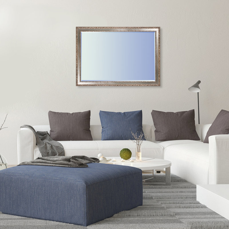 Miroir biseauté Gerdine, Argent