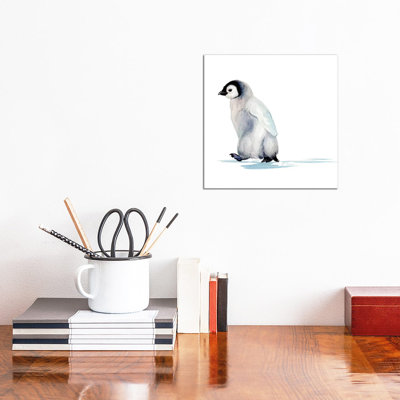 Polar Baby Penguin - Wrapped Canvas Painting