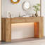 Console Diyanna 55,12 po avec 2 tiroirs et lumière DEL-2096979471