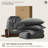 Bedsure Cooling Duvet Cover, 300TC Rayon Derived from Bamboo （Set of 3)-116552448-116552447