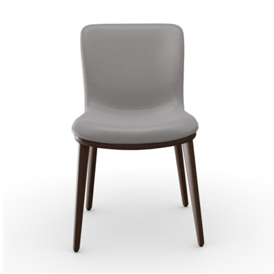 Annie Upholstered Dining Chair with Wooden Legs