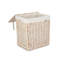 Wicker Laundry Hamper Basket with Lining-2133665395-2133665394