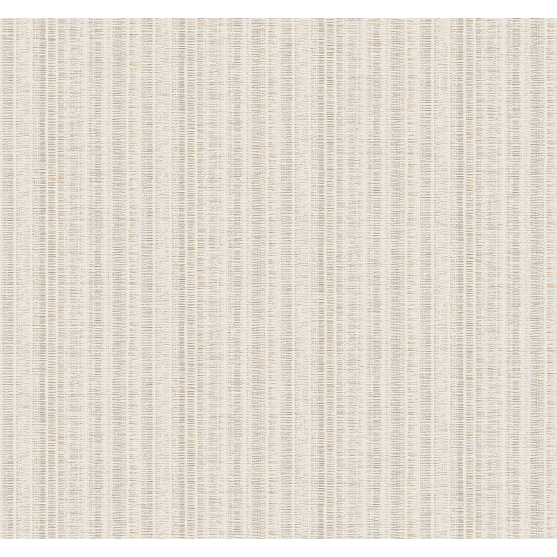 Papier peint rayé blanc cassé Line In The Sand, Blanc cassé